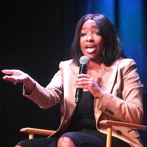 PHOENIX, ARIZONA - AUGUST 03: <<enter caption here>> at The Van Buren on August 03, 2025 in Phoenix, Arizona. (Photo by John Medina/Getty Images for MoveOn)