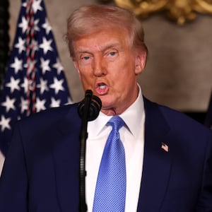 President Donald Trump at his Mar-a-Lago resort.