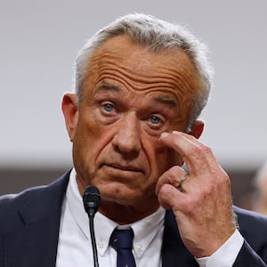 WASHINGTON, DC - JANUARY 29: Robert F. Kennedy Jr., U.S. President Donald Trump's nominee for Secretary of Health and Human Services testifies during his Senate Finance Committee confirmation hearing at the Dirksen Senate Office Building on January 29, 2025 in Washington, DC. In addition to meeting with the Senate Finance Committee, Kennedy will also meet with the Senate Health, Education, Labor and Pensions Committee tomorrow. (Photo by Anna Moneymaker/Getty Images)