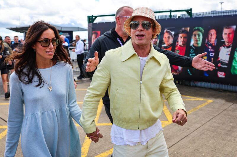 Brad Pitt and girlfriend Ines de Ramon made their first public appearance at the 2024 British Grand Prix.
