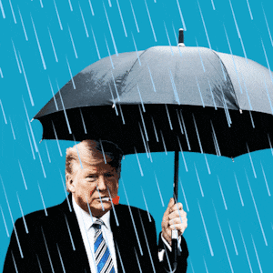 Trump might get some rain on his parade