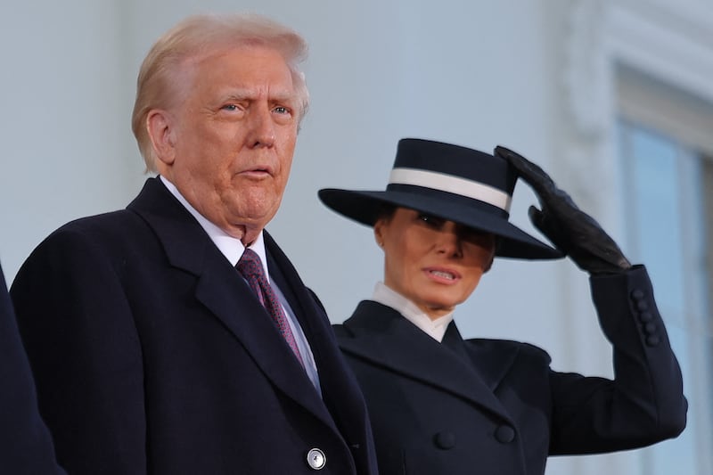 Many noted that Melania Trump’s inauguration day outfit resembled Michael Jackson’s iconic ‘fits.
