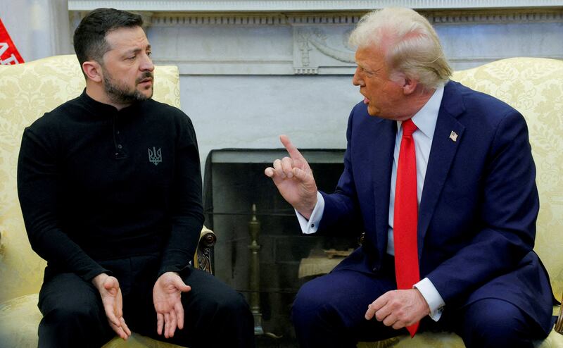Trump and Zelensky
