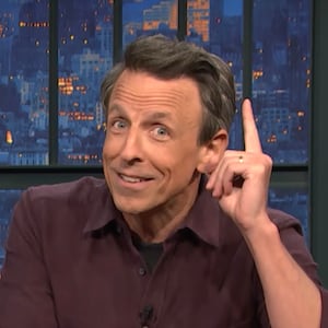 Seth Meyers making fun of Elon Musk