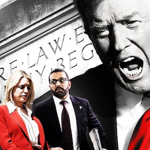 Donald Trump rages at the Department of Justice.