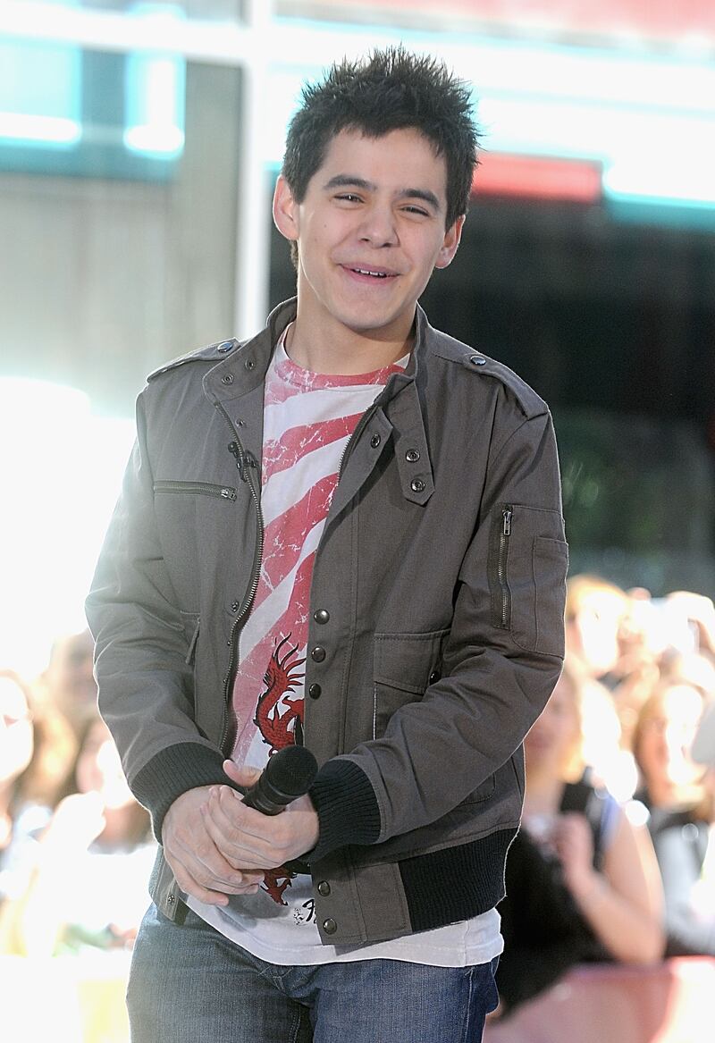 David Archuleta Performs on NBC's "Today" at Rockefeller Center in New York on May 29, 2008.