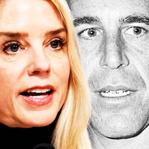 Pam Bondi and Jeffrey Epstein