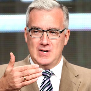 Keith Olbermann speaks onstage during the Olbermann panel at the ESPN portion of the 2013 Summer Television Critics Association tour at the Beverly Hilton Hotel on July 24, 2013 in Beverly Hills, California.