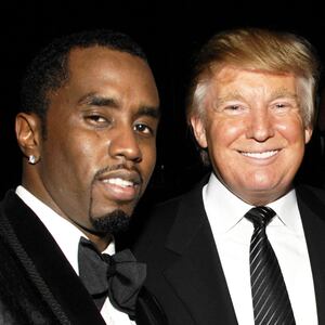 Sean "Diddy" Combs with Donald Trump and Melania Trump