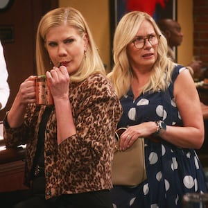 Kristen Johnston and Leanne Morgan.