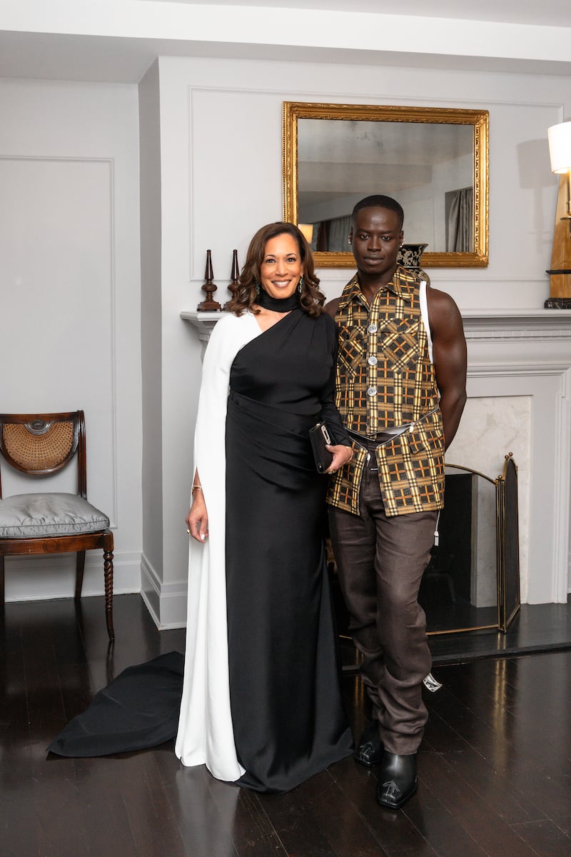 Kamala Harris and IB Kamara