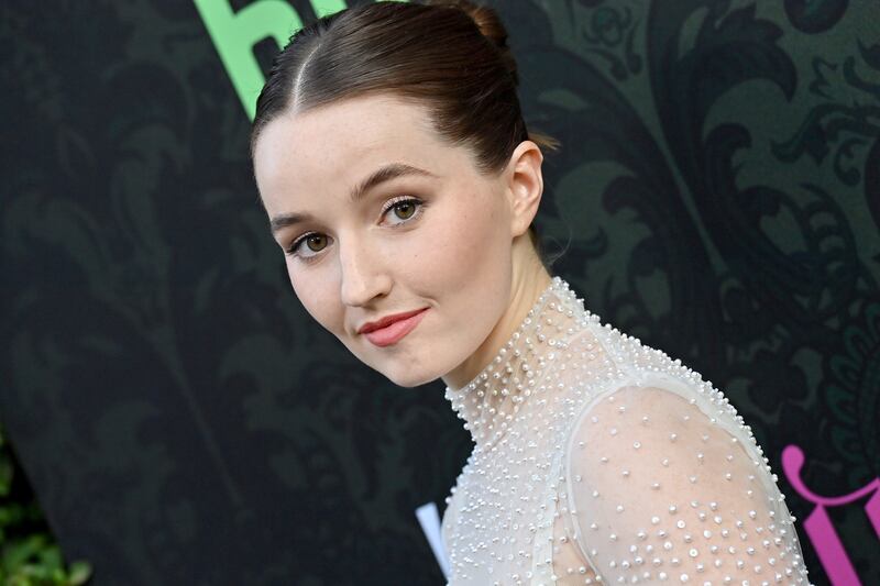 Kaitlyn Dever attends the 20th Century Studio's "Rosaline" Premiere on October 06, 2022 in Los Angeles, California.