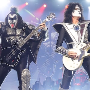KISS perform during KISS: End of the Road World Tour at Madison Square Garden on December 01, 2023.