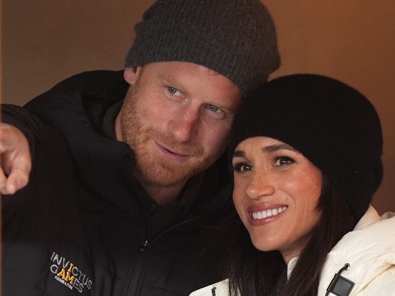 RETRANSMITTING ADDING KEYWORDS The Duke and Duchess of Sussex attending the Whistler Welcome Celebration at the 2025 Invictus Games in Whistler, Canada. Picture date: Monday February 10, 2025.