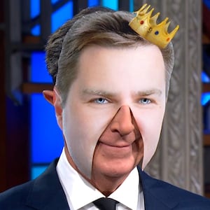 The Late Show with Stephen Colbert, Colbert debuting his new character, Widdle Pwince Vance